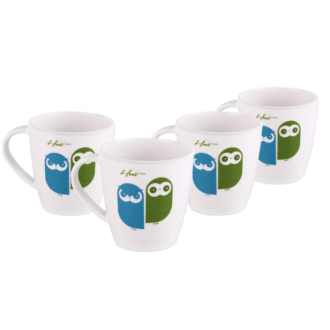 Cello Melamine Mugs Set of 4 200ml