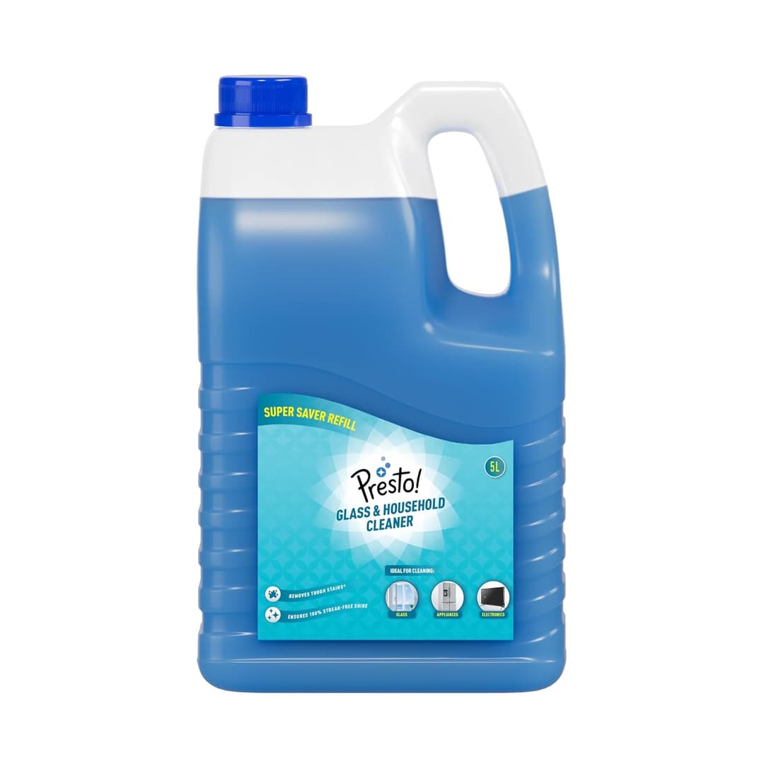 Amazon Brand - Presto! Glass & Household Cleaner 5 L