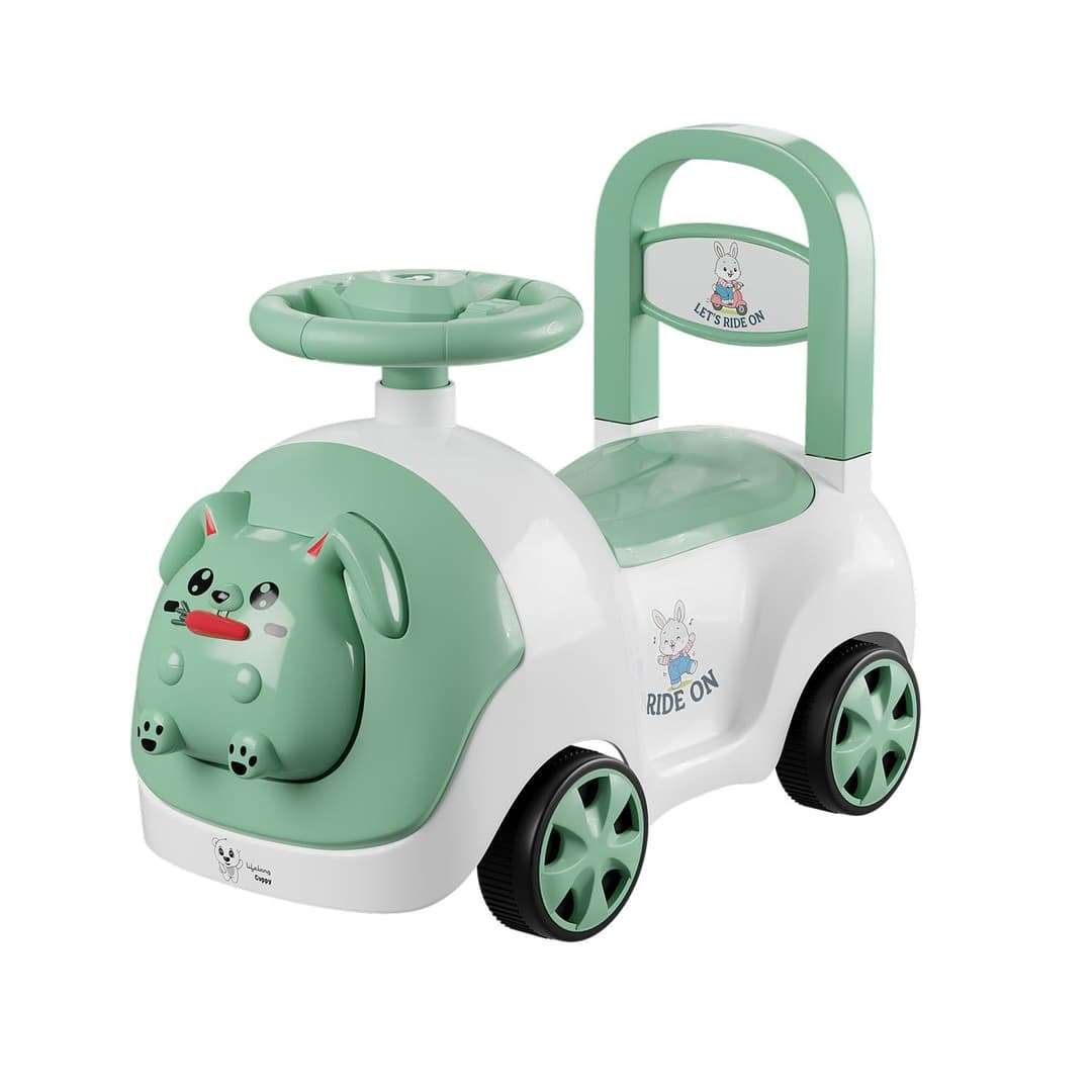 Lifelong Bunny Manual Push Rideon Toy Car (LLCBBR02)