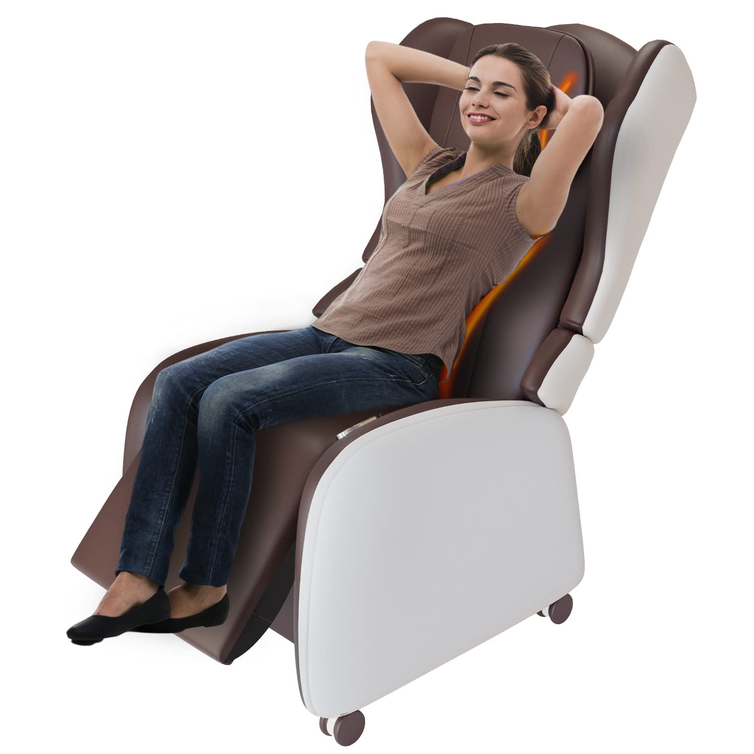 Lifelong LLM567 Fully Body Foldable Chair Massager with Recliner and Powerful 3D Back, Leg and Foot Rollers for Massage for Home | Massage Chair for Full Body Relaxation at Home (1 Year Warranty)