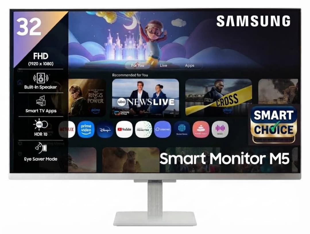 Samsung 32 Inch M5 FHD Smart Monitor