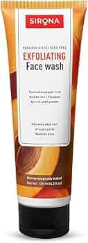 Sirona Natural Exfoliating Face Wash 125ml