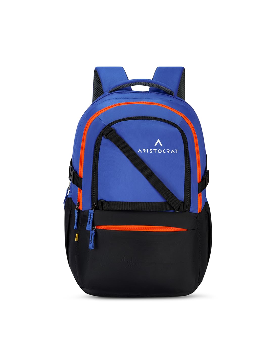 Aristocrat Hype 17 Inch Compatible Laptop Backpack 33L | Premium Durable Fabric | 2 Compartments with Side Bottle Pocket | Padded Backpanel | Office & Travel Backpack for Men & Women
