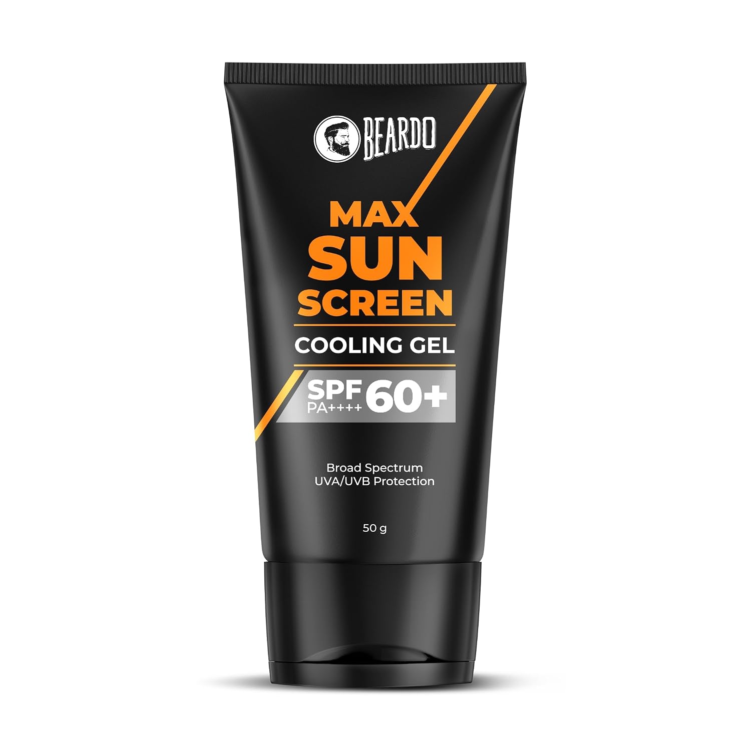 Beardo Max Cooling Gel Sunscreen SPF 60+ PA++++ | UVA/UVB Protection | No White Cast | Ultra Lightweight Texture | Non-Greasy | Sunscreen for Men