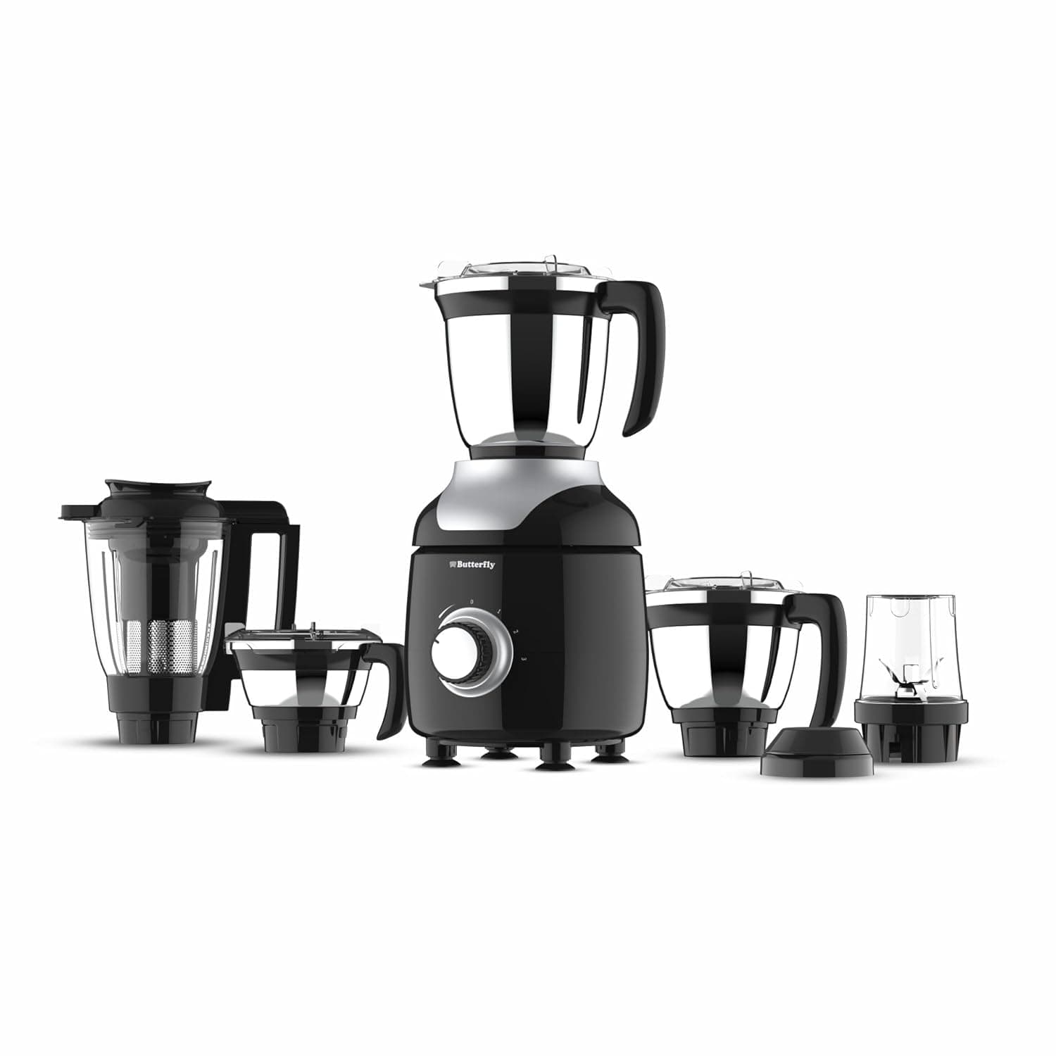 Butterfly ZieraChrome 750W Mixer Grinder with 5 Jars