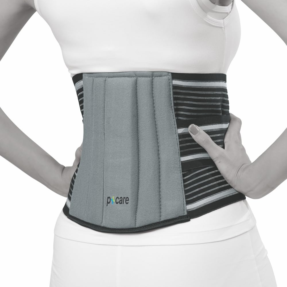 Lumbar Support Waist belt | Back Pain Relief | LS Belt | Spine Support Belt | Double Strapping