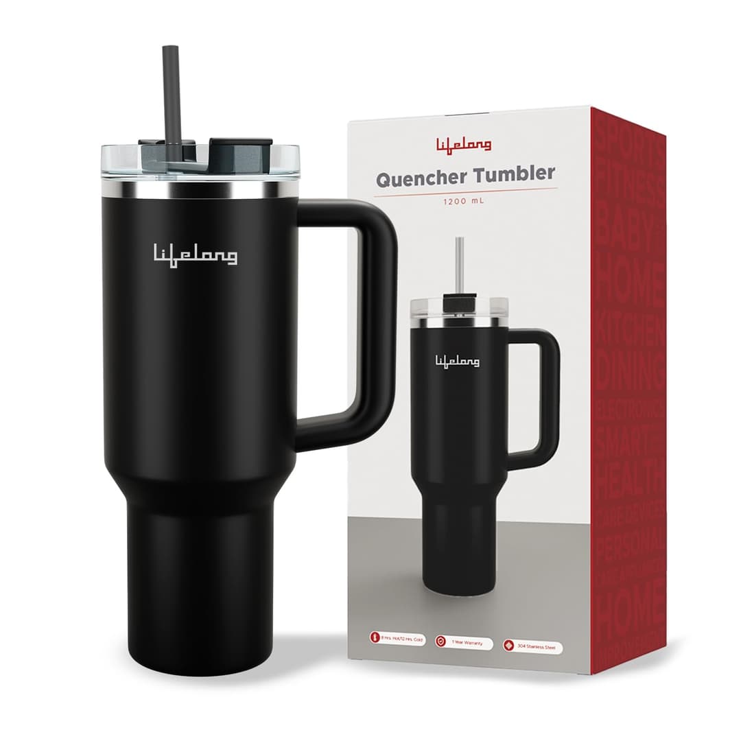 Lifelong Vacuum Insulated Tumbler with Handle (1200ml)