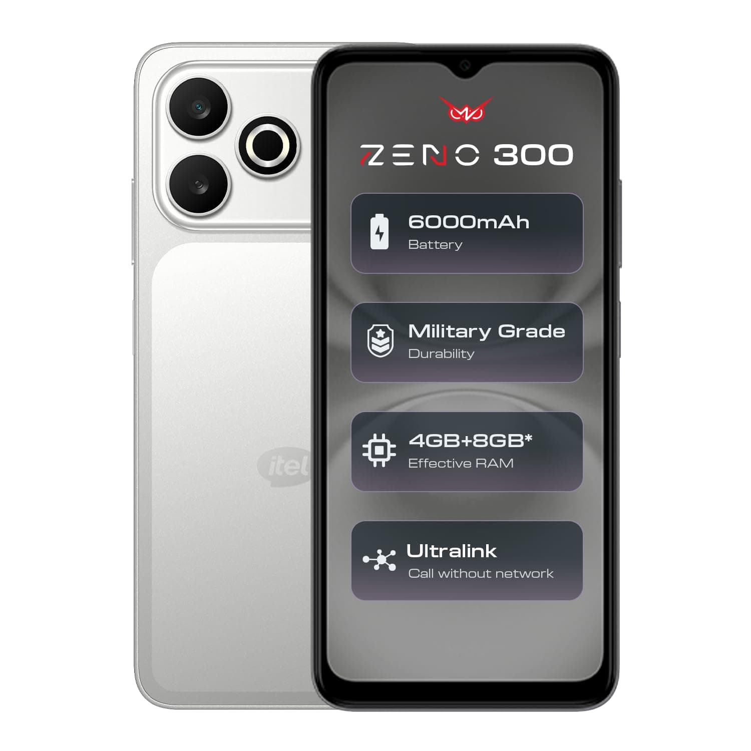 Itel Zeno 300 (4GB RAM, 64GB Storage)