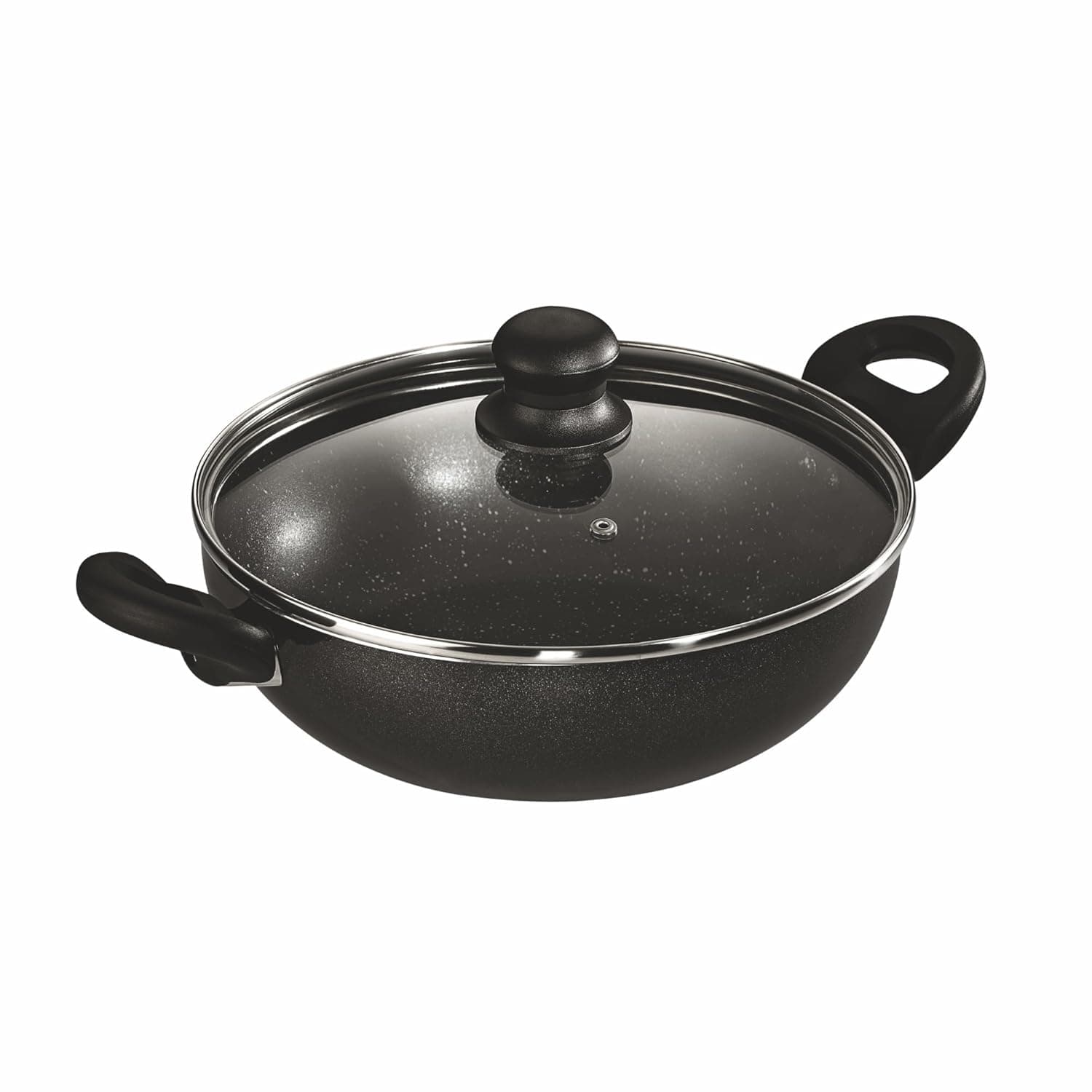 Butterfly Granza Non Stick Kadai with Glass Lid (280 mm)