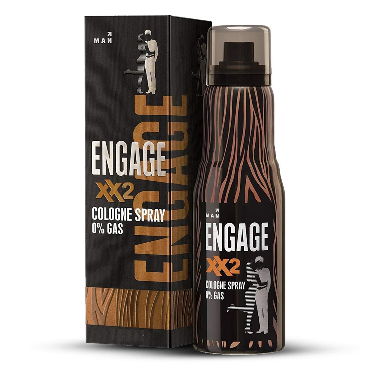 Engage XX2 Cologne Perfume Spray for Men 135ml | Fruity & Amber | No Gas Cologne | Long Lasting Premium Fragrance | Skin Friendly | Dermat Tested | Try Engage Amber Hues EDP
