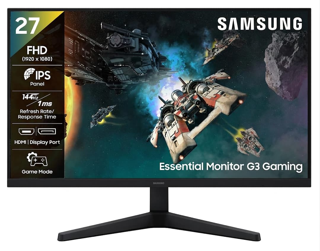 Samsung 27 Inch G3 FHD 144Hz IPS Gaming Monitor
