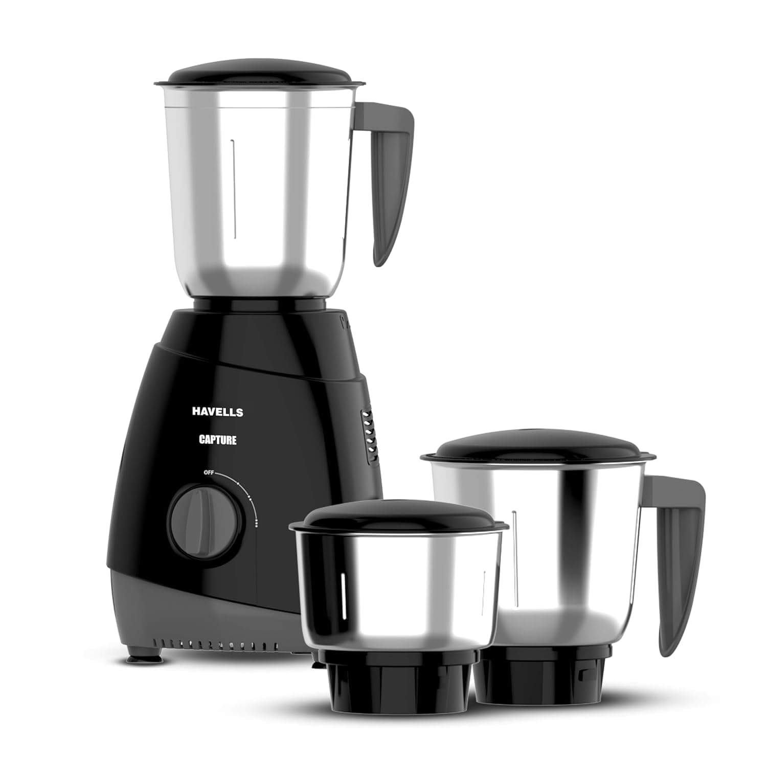 Havells Capture 500W Mixer Grinder with 3 Jars
