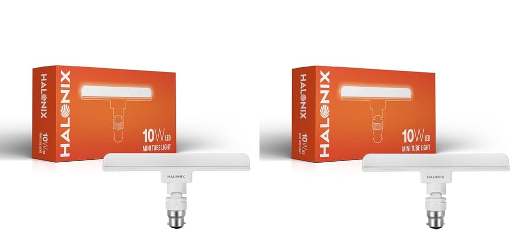 Halonix 10W B22d LED T-Bulb Pack of 2