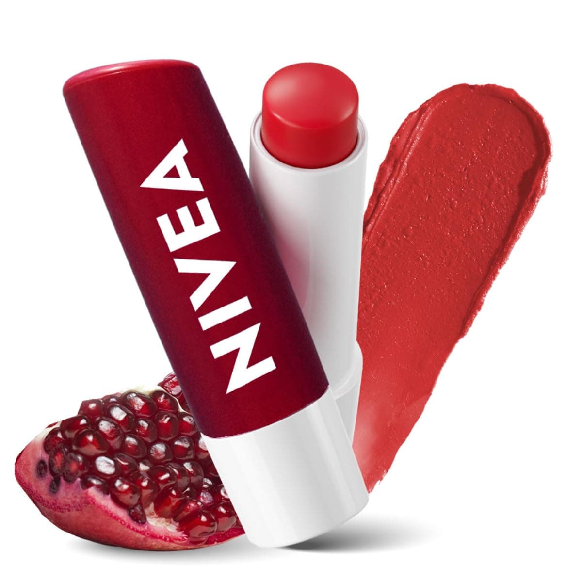NIVEA Pomegranate Shine Caring Lip Balm 4.8g