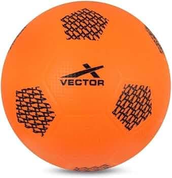 Vector X Soft Kick PVC Rubber Moulded Indoor/Outdoor Water-Resistant & Durable Home Play Playing Sports Soccer Football for Kids, Youth, Boys, Men Unisex