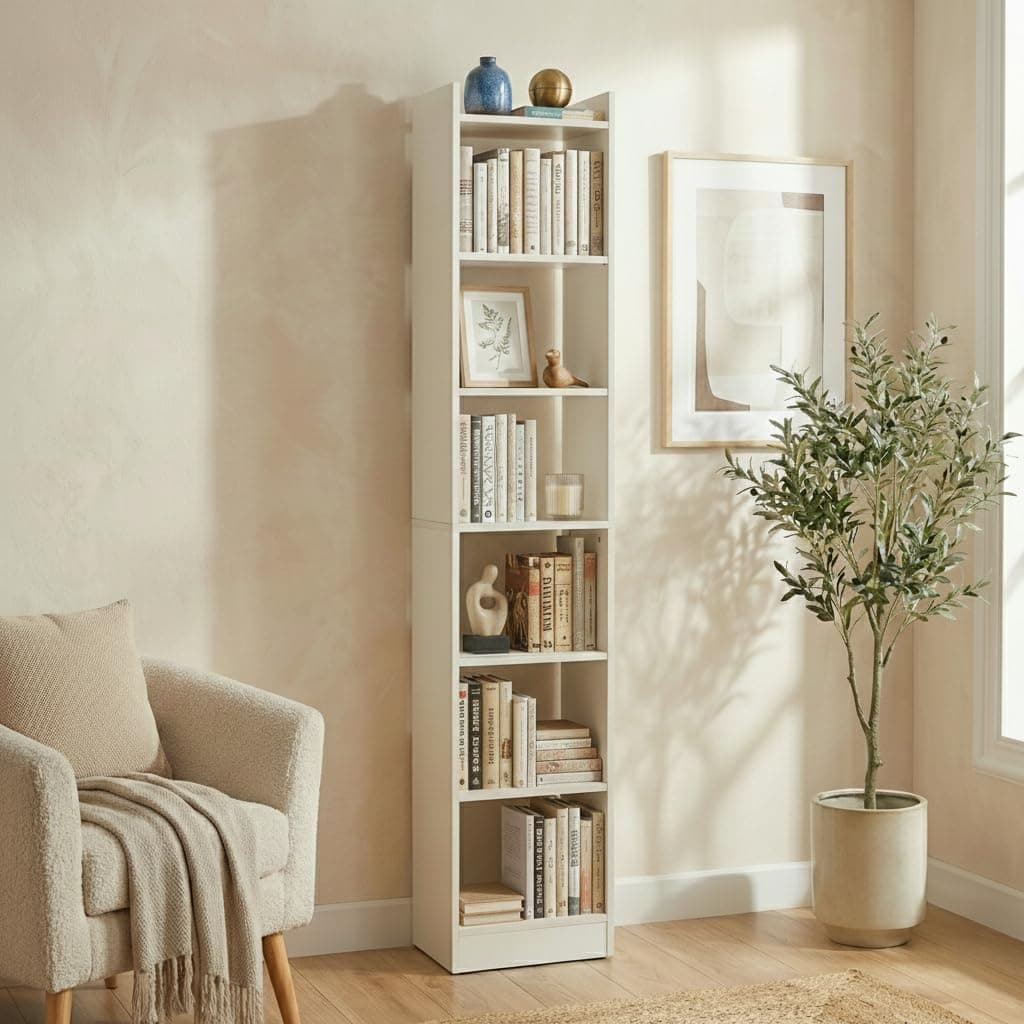 Green Soul Alba 7 Shelves Engineered Wood Bookshelf