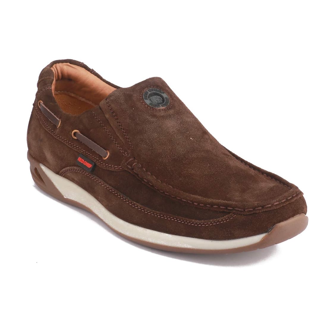 Red Chief Mens Leather Loafer Shoes