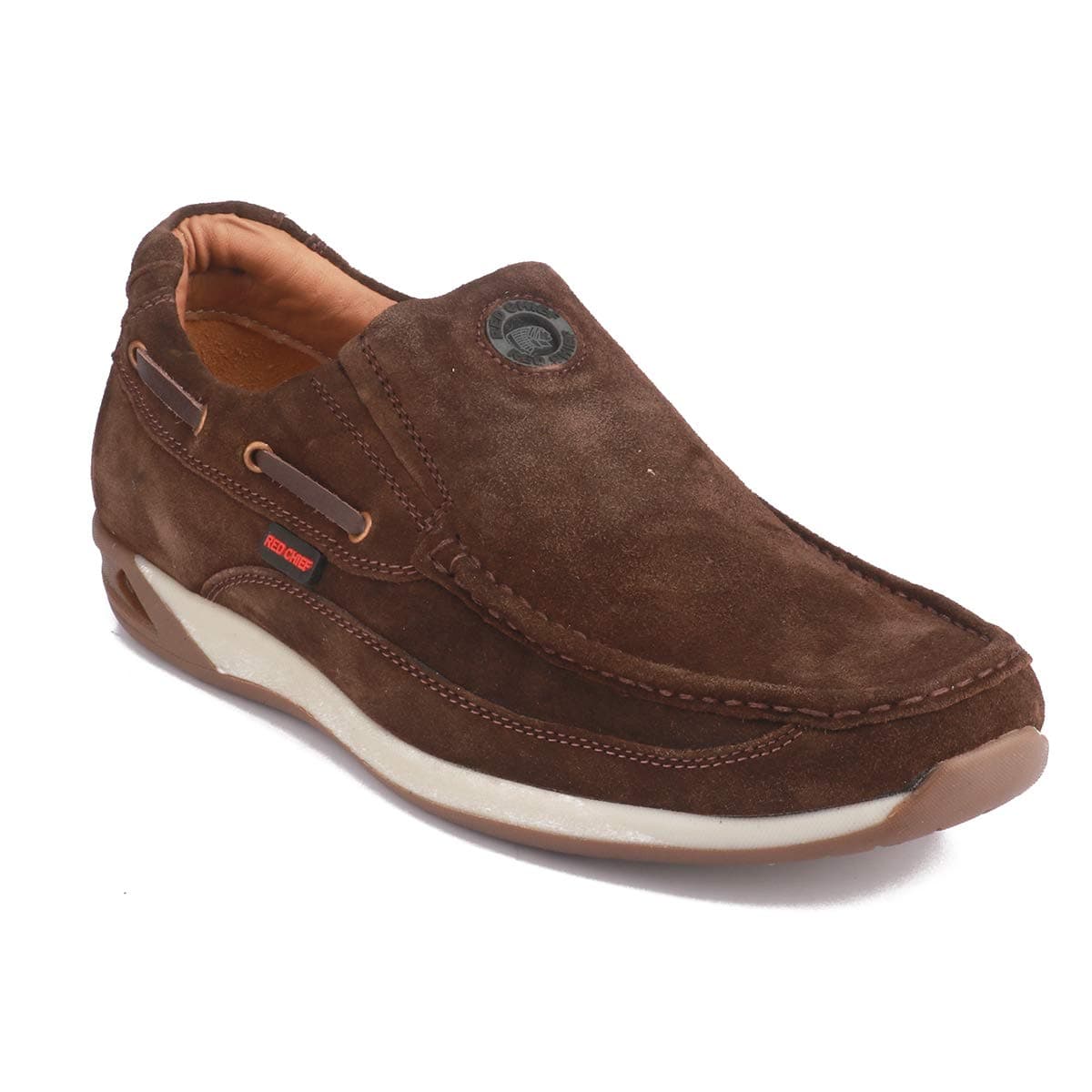 Red Chief Mens Leather Loafer Shoes