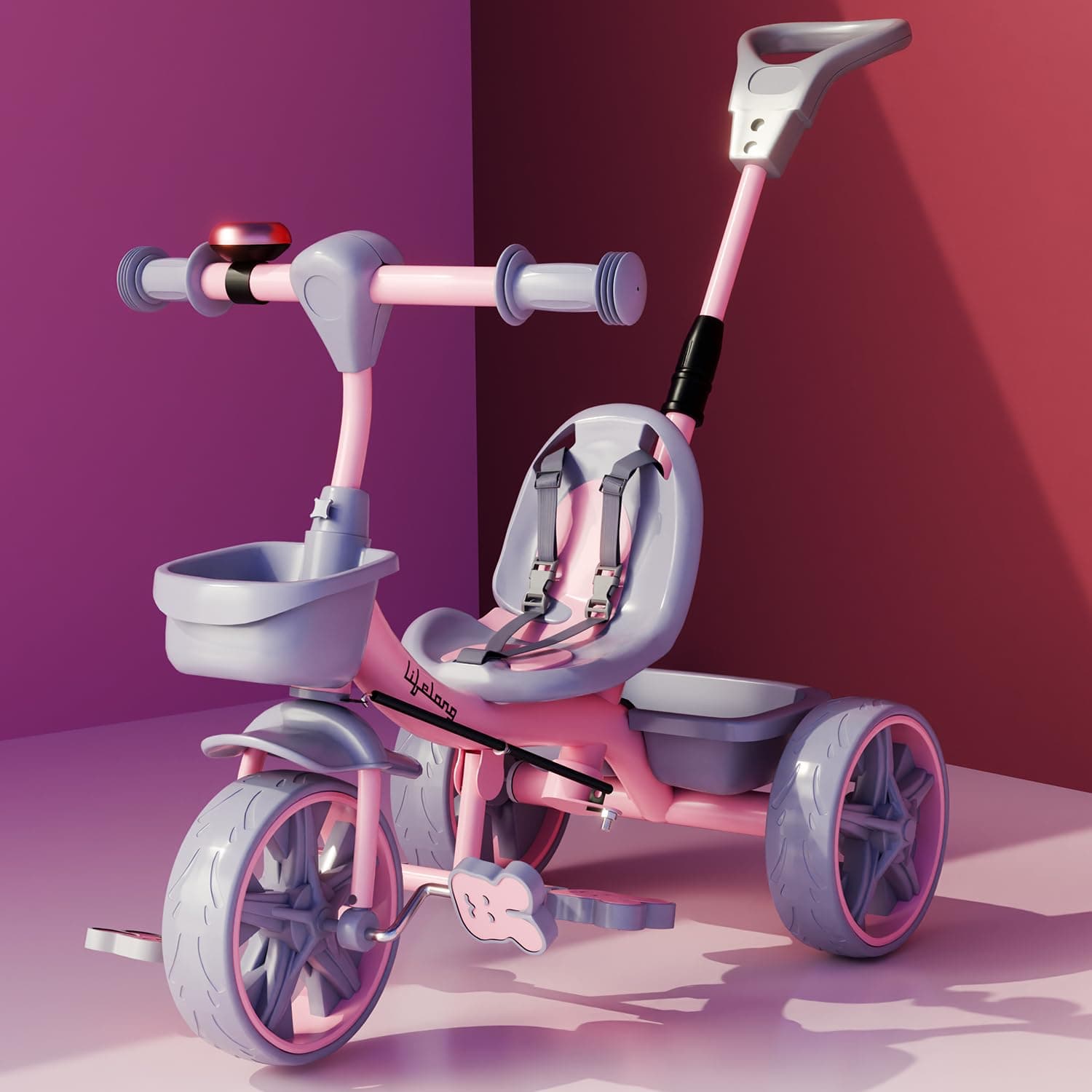 Lifelong Kids Tricycle with Parental Control Handle
