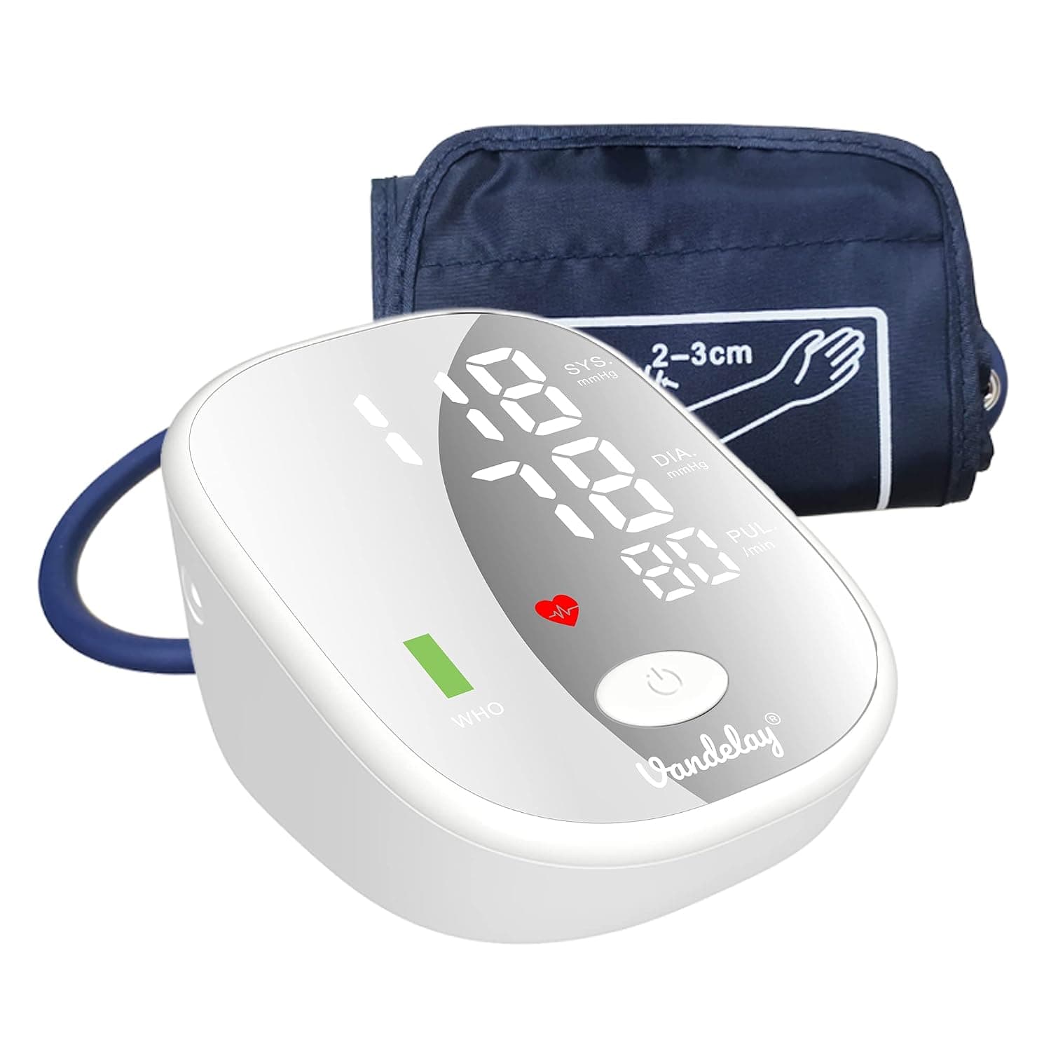 Vandelay BP900 Blood Pressure Monitor - Fully automatic BP Machine (Silver)