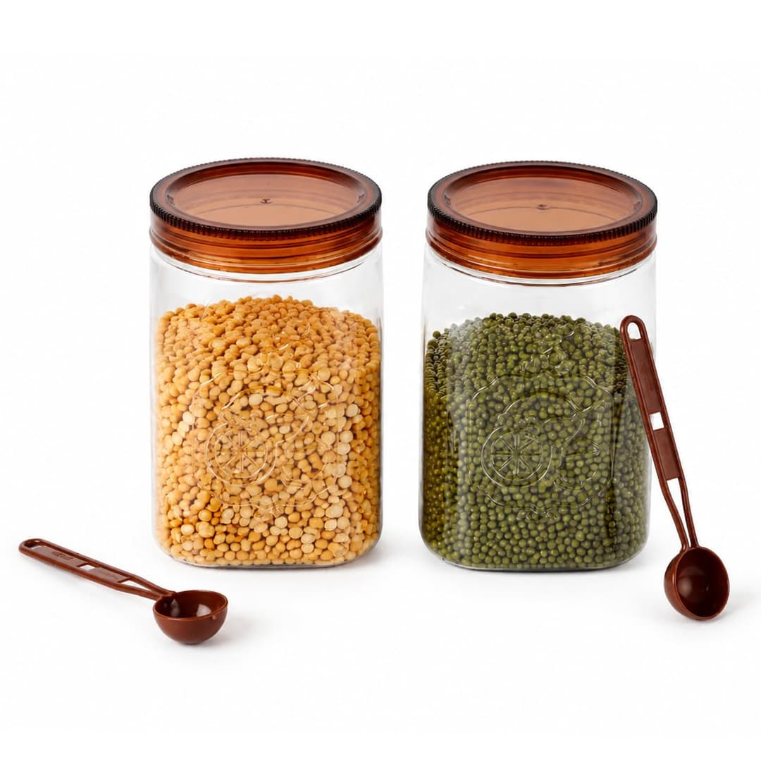 Cello Retro Airtight Storage Jars Set of 2 (1500ml)
