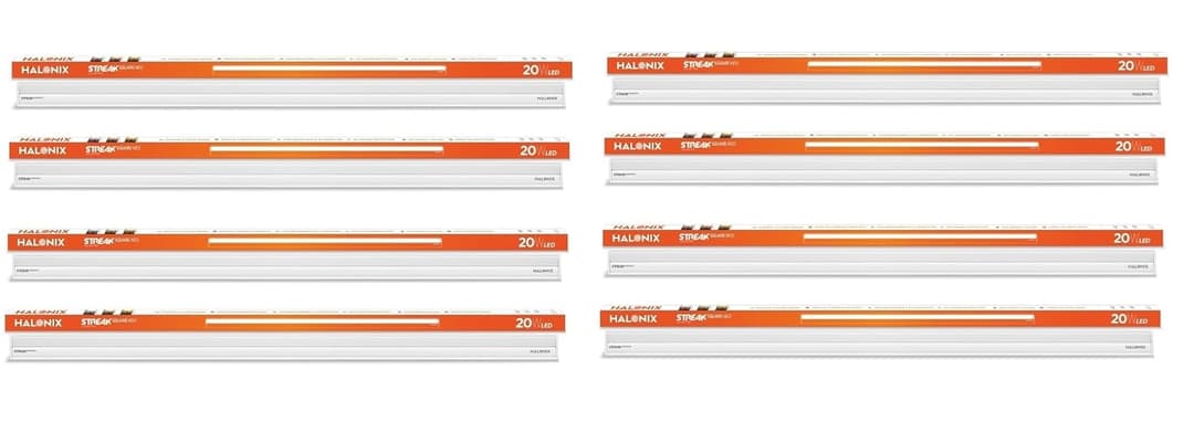 Halonix Streak Square 20W LED Batten (Pack of 8)
