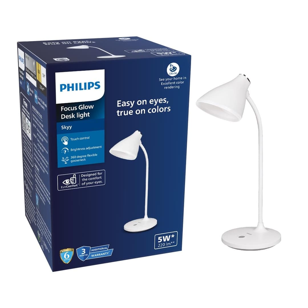 PHILIPS Sky 5W Rechargeable Touch LED Table Lamp