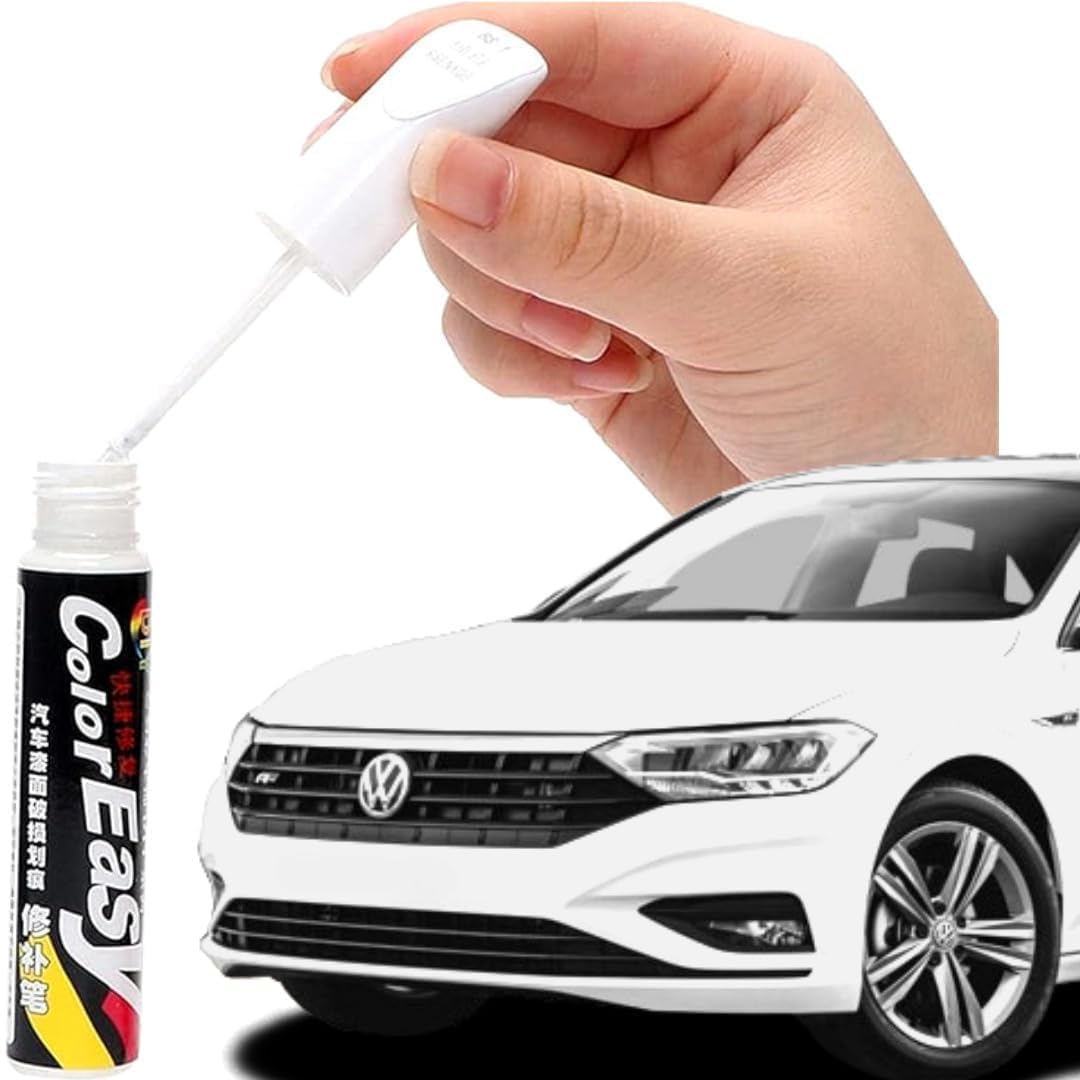 Car Scratch Remover Touch Up Paint Pen Automotive Car Paint Pen 2 In 1 Car Paint Scratch Repair for Deep Scratches Special-Purpose Car Paint (Pack of 1) (WHITE)