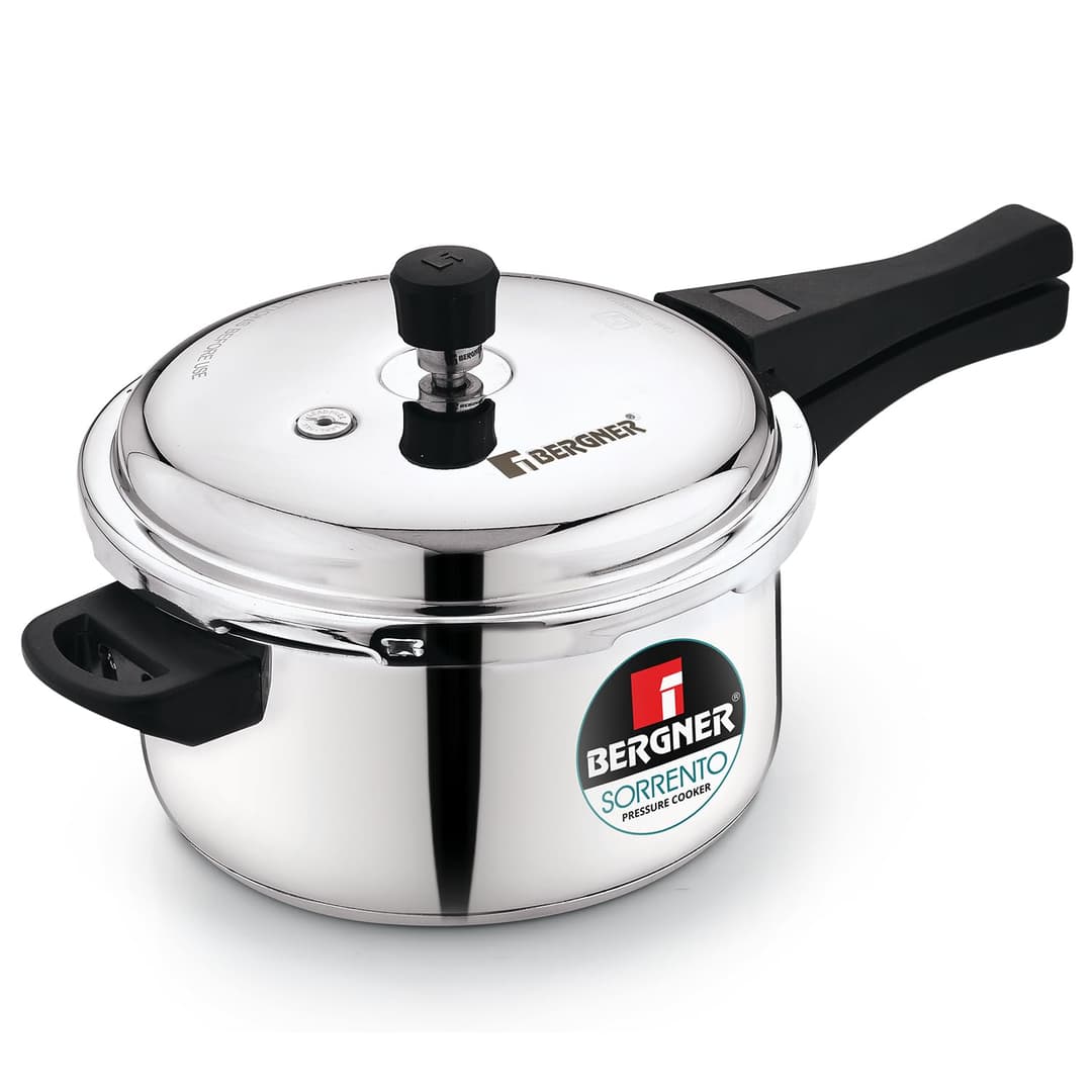 Bergner Sorrento 5L Stainless Steel Pressure Cooker