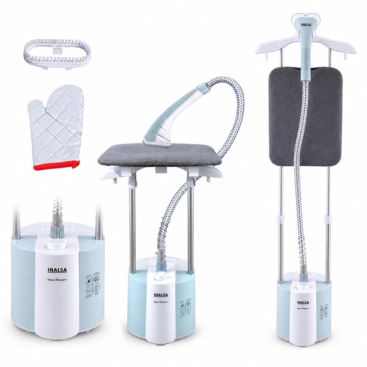INALSA Steam Master Plus 2000W Standing Garment Steamer