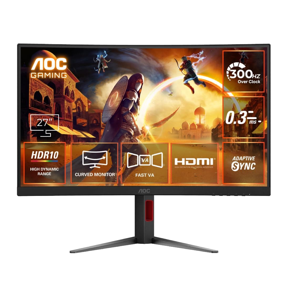 AOC C27G4Z 27-inch FHD 280Hz Curved Gaming Monitor