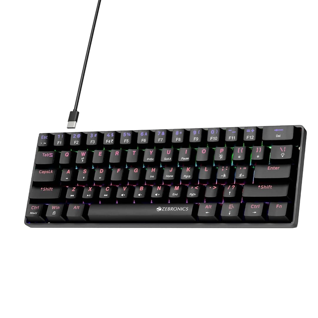 Zebronics Max Ninja 61 Mechanical Keyboard