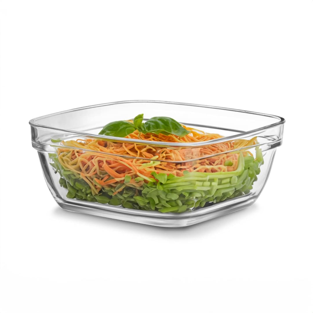 Cello Nadir Square Glass Serving Bowl 1100 ml