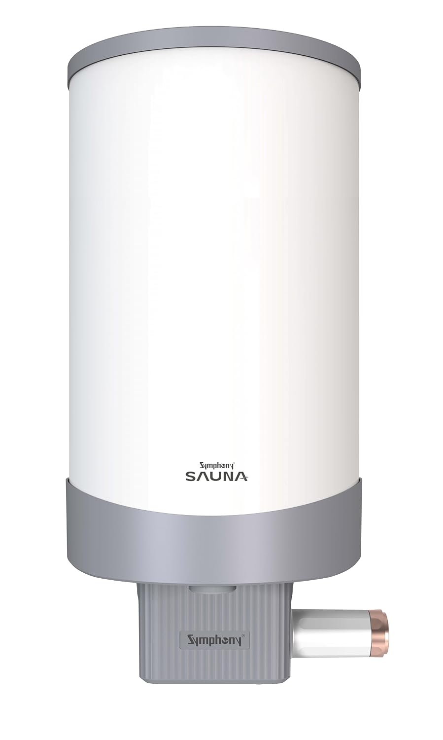 Symphony SAUNA Geyser 25 Litre BEE 5 star Rating Water Heater | Hair Fall Control Geyser | PUROPOD Filter | 2KW Heating | Glassline Tank | Free Installation