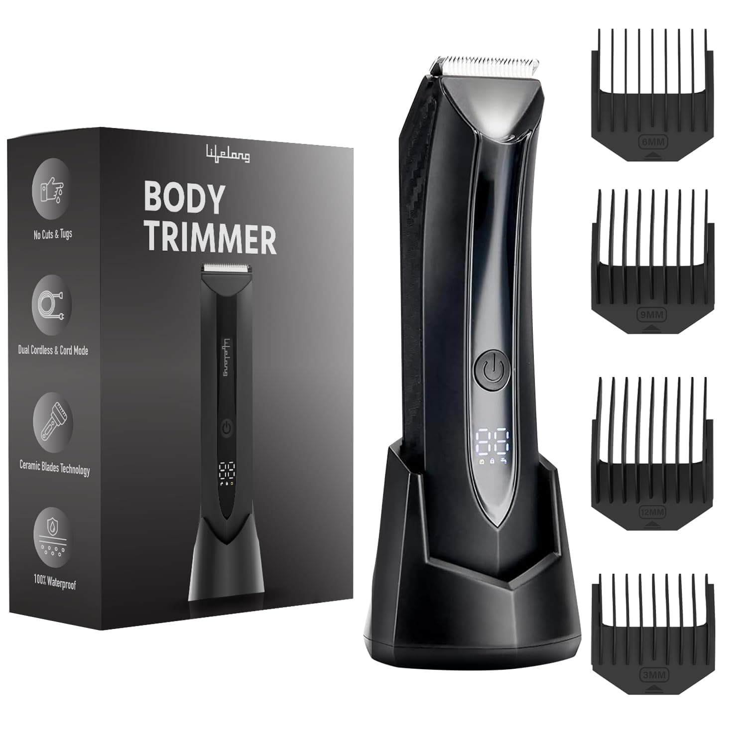Lifelong Waterproof Full Body Groomer and Trimmer for Men