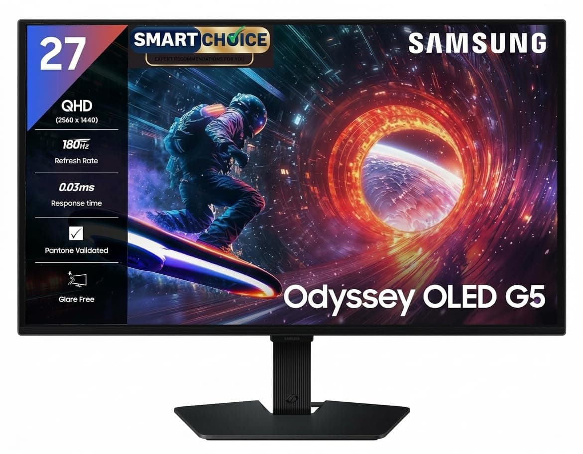 Samsung 27-inch Odyssey QD-OLED G5 Gaming Monitor
