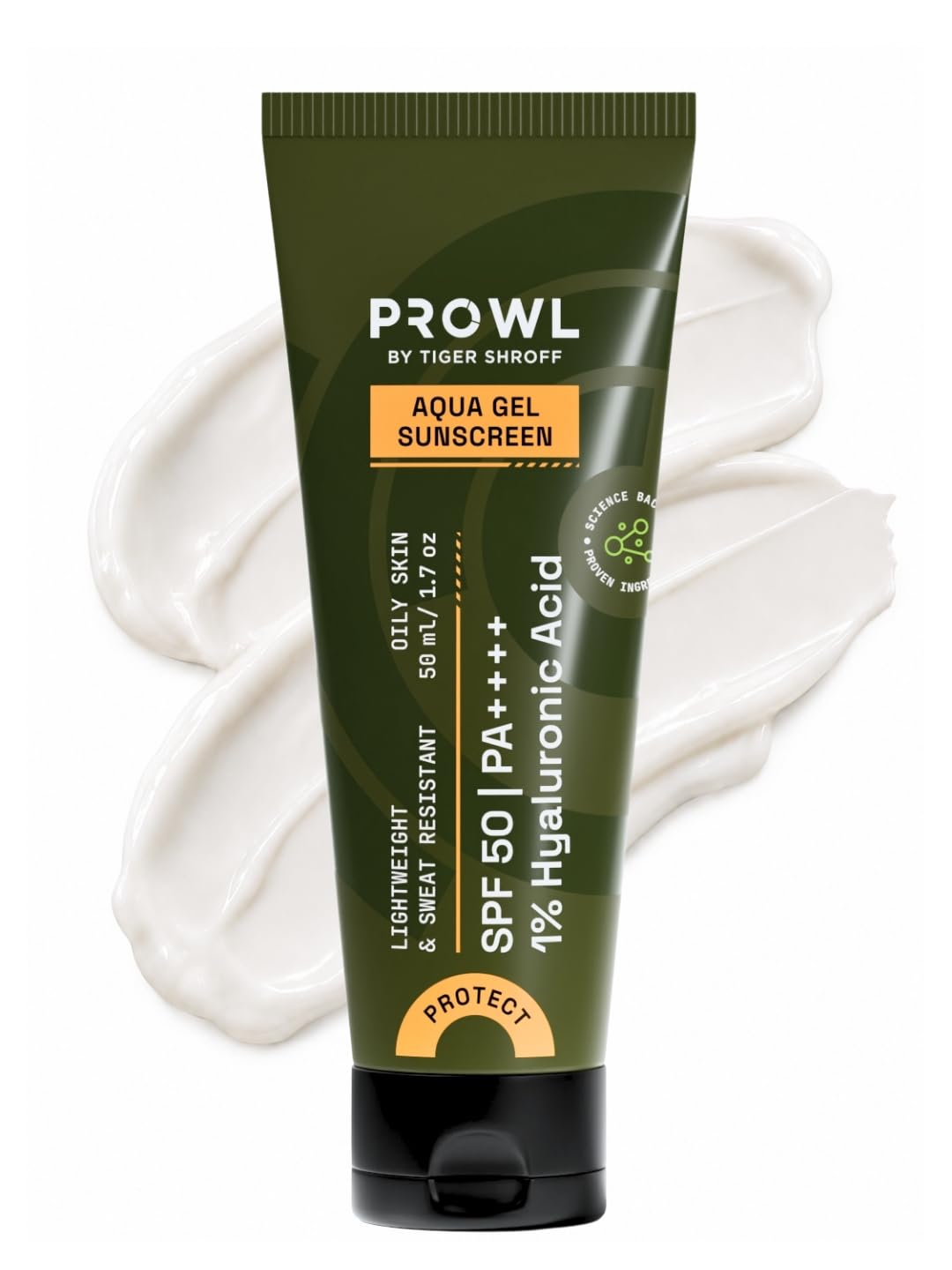 PROWL by Tiger Shroff Aqua Gel Men Sunscreen SPF50 PA++++ for Oily Skin