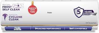 Haier 1.5 Ton 3 Star Twin Inverter Split AC (HSA17VP-R3NB-I)