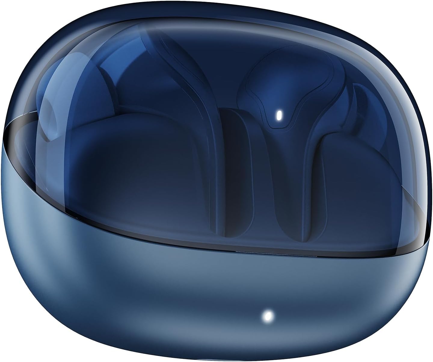 boAt Airdopes 311 Pro, 50H Battery, Fast Charge,ENx Tech, Transparent LID, Low Latency,Stream Ad Free Music via App Support, Bluetooth Earbuds, TWS Ear Buds Wireless Earphones with mic (Dusk Blue)
