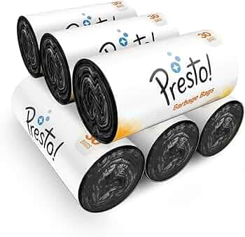 Presto! Medium Garbage Bags 180 Count
