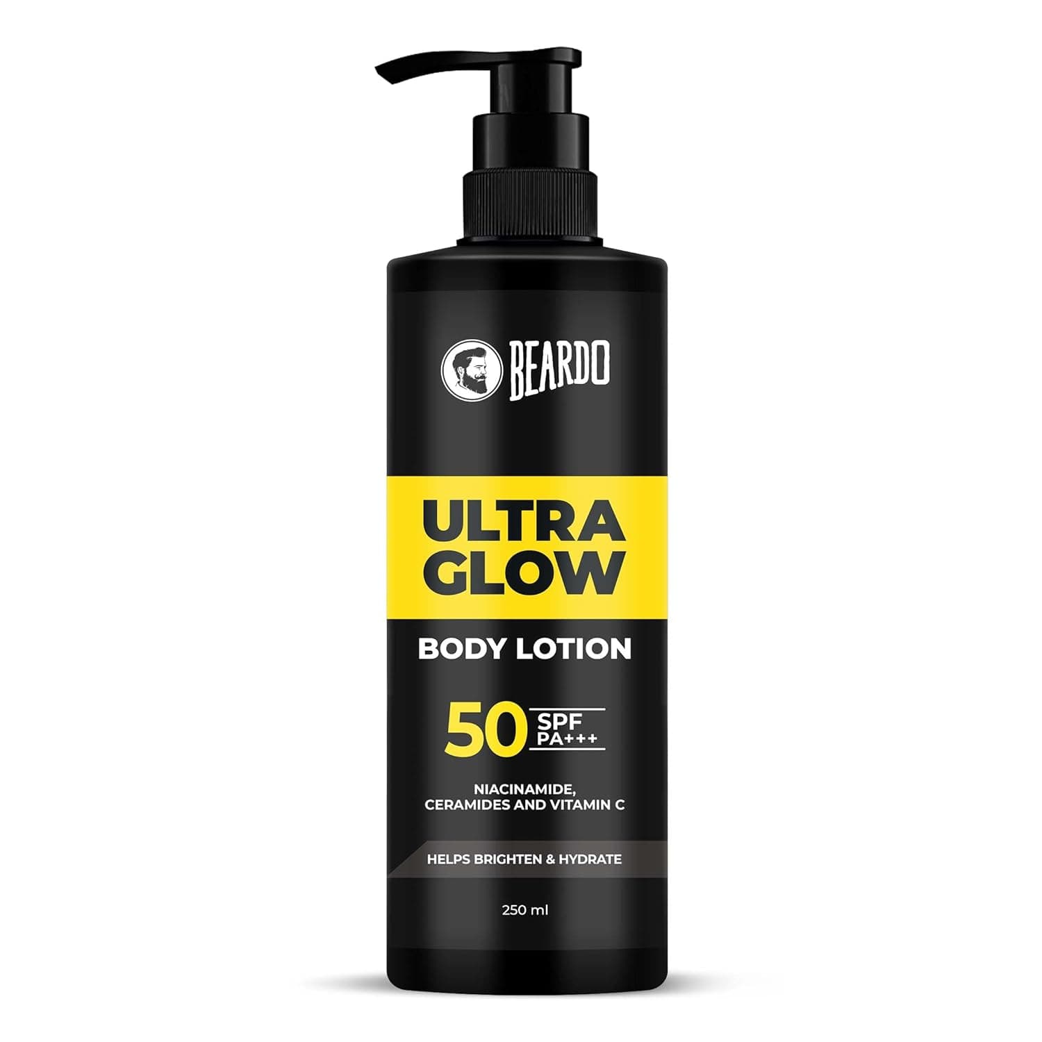 Beardo Ultraglow SPF 50 PA+++ Body Lotion (250 ml)