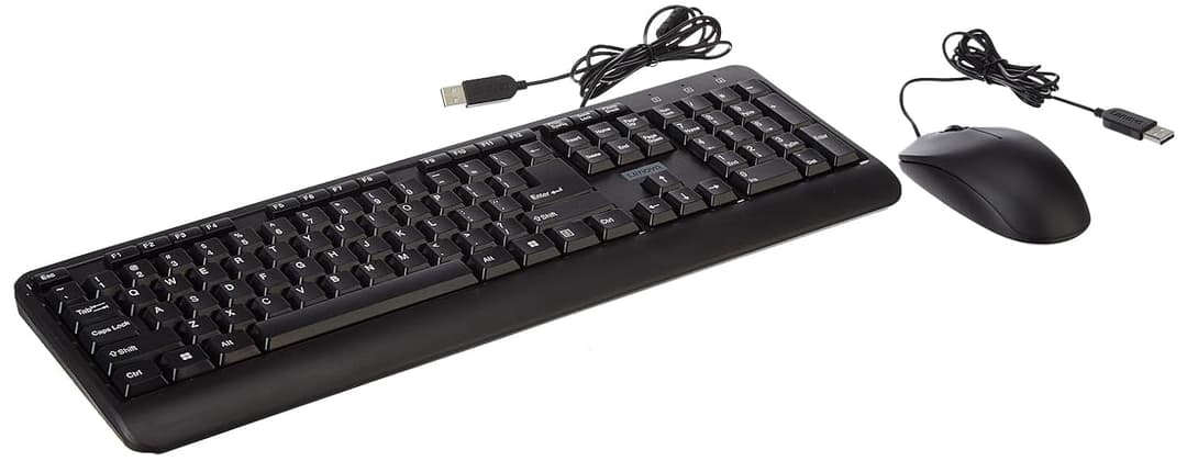 Lenovo 160 Wired Keyboard & Mouse Combo