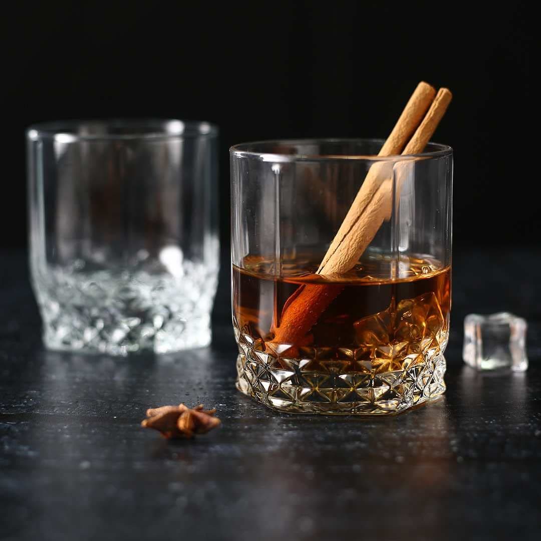 Wonderchef Rosa Whiskey Tumbler 320 ml Set of 6
