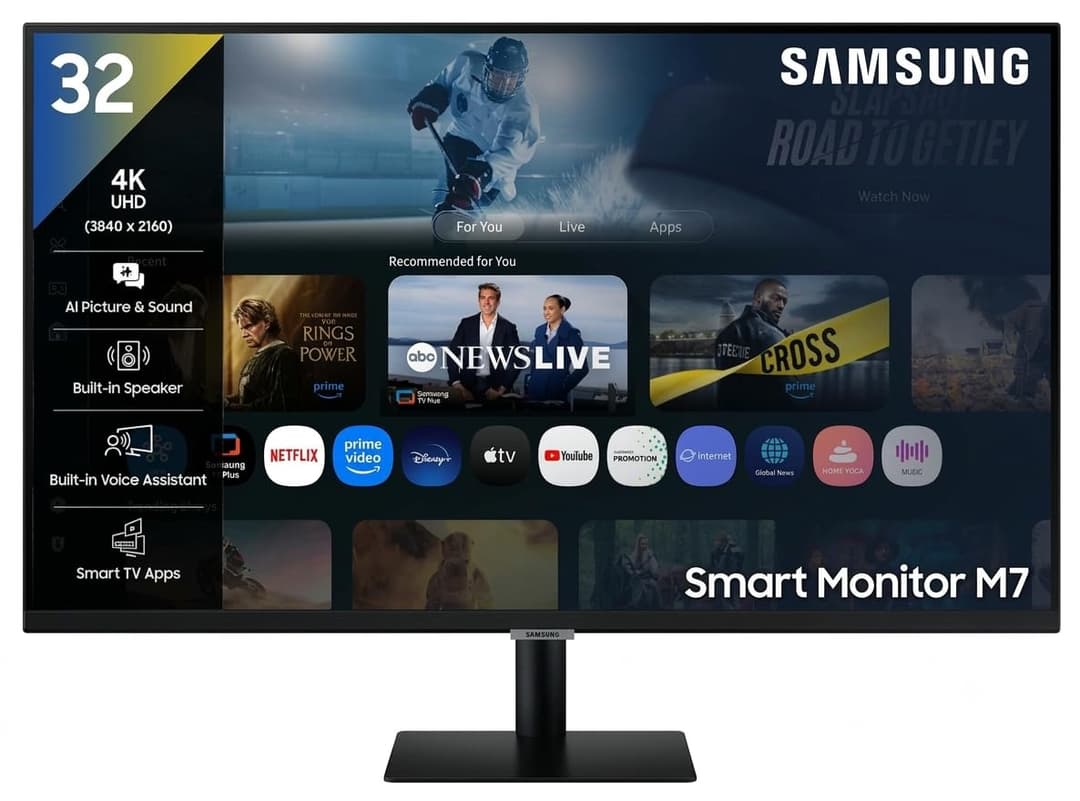 Samsung 32" 4K M7 Vision AI Smart Monitor