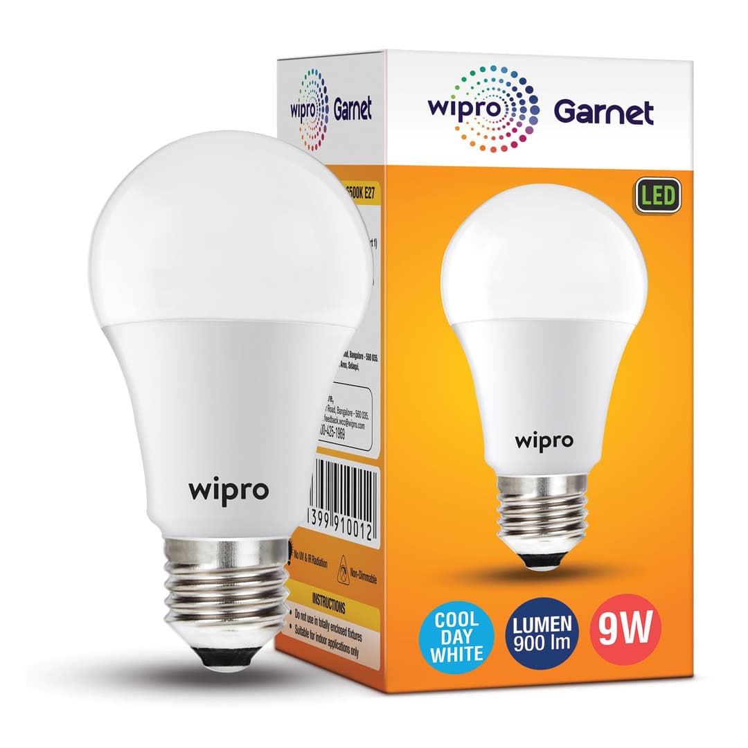 Wipro Garnet 9W E27 LED Bulb