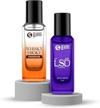 Beardo LSD x Firebomb Edition Perfume Combo for Men (20ml x 2) | Long Lasting Fragrance | Long Lasting Perfume for Men | Gift for Men | Gift for Friend