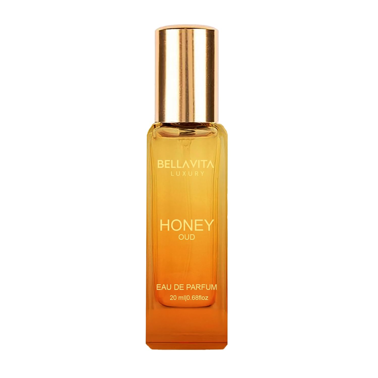 Bella Vita Luxury Honey Oud Unisex Liquid Eau De Parfum With Bergamot, Patchouli, Vanilla Premium, Long Lasting Sweet & Spicy Fragrance, 20ml