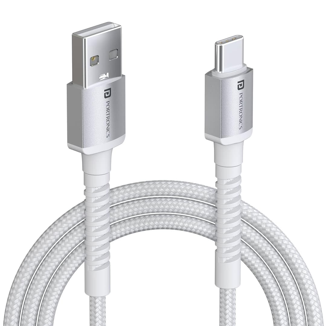 Portronics Konnect X USB to Type C Cable 3A 1M