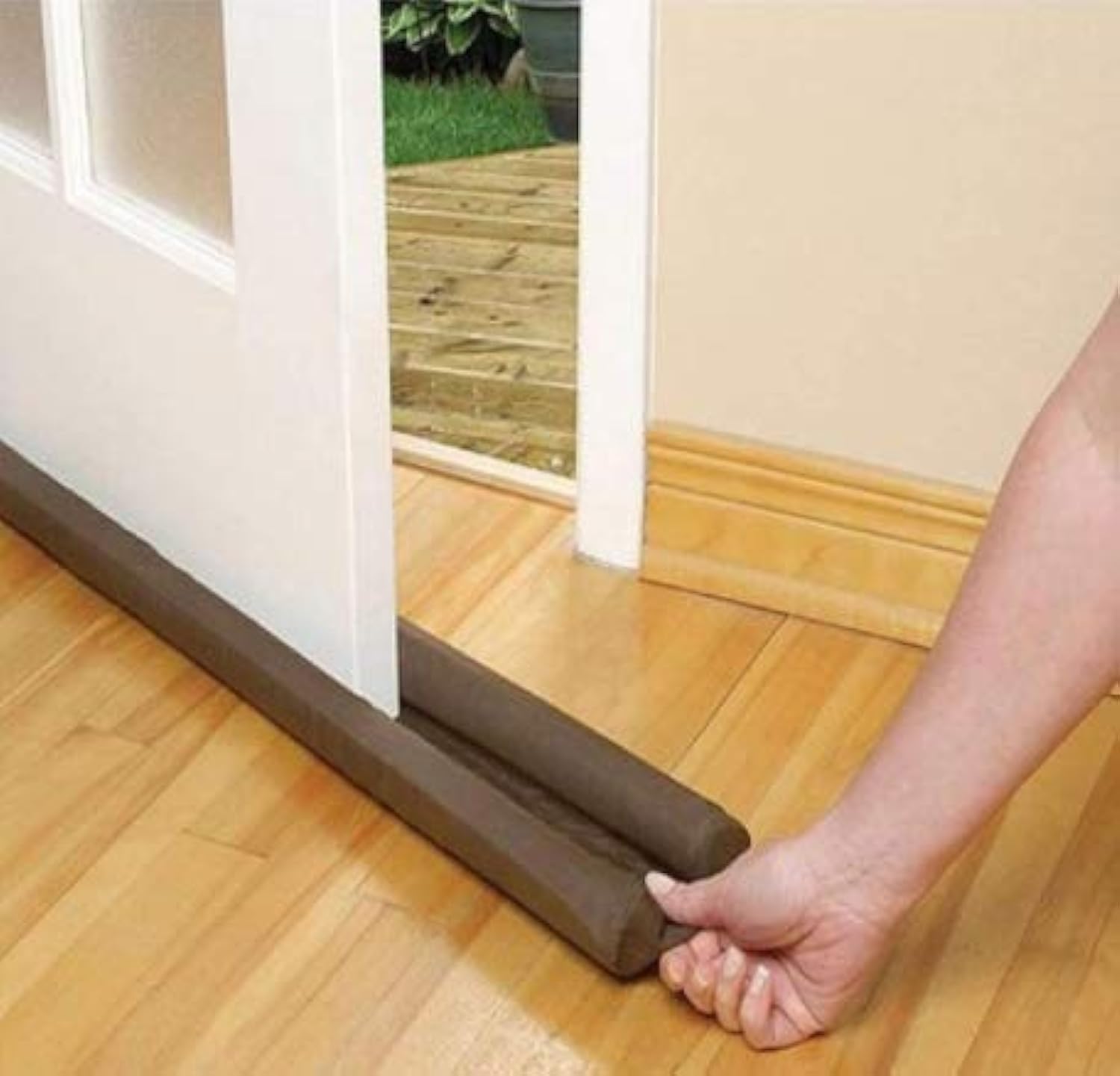 Stewit® PVC Door Guard (39 Inches, Pack of 5) Gap Filler for Door Bottom Seal Strip - Sound-Proof, Reduce Noise, Energy Saving Door Stopper for Reduce Door Dust, Insects Protector (Brown)