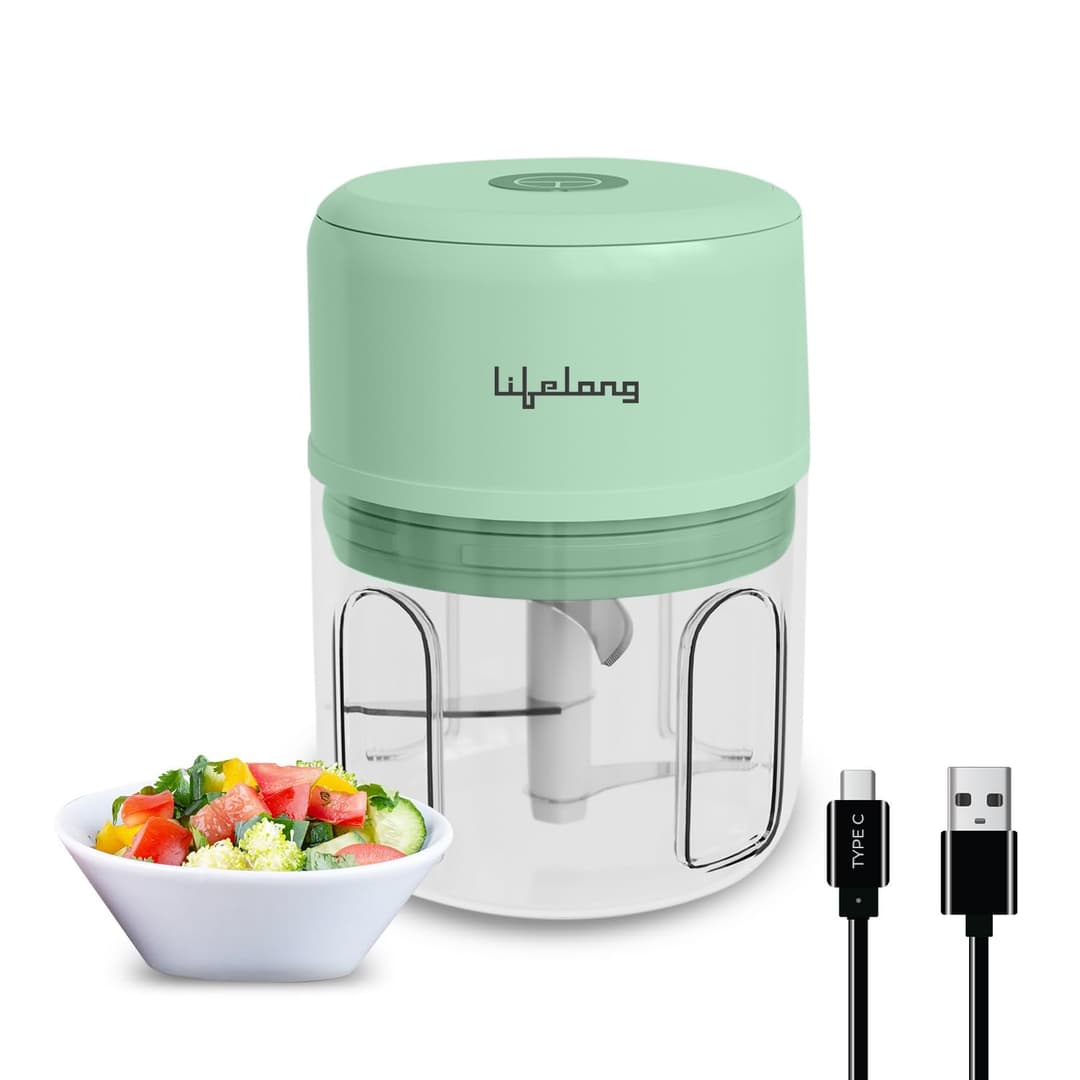 Lifelong Rechargeable Wireless Electric Chopper 30W 250ml